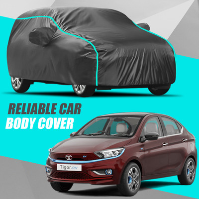 R Rayvin Star Car Cover For Tata Tigor (With Mirror Pockets)(Multicolor)