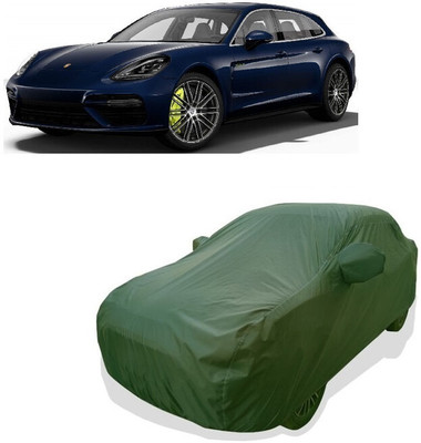 Tricway Car Cover For Porsche Panamera Turbo S E-Hybrid Sport Turismo Petrol (With Mirror Pockets)(Green)