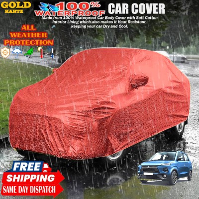 GOLDKARTZ Car Cover For Maruti Suzuki XL5(Red)