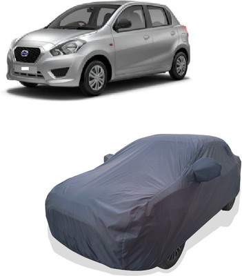 Tricway Car Cover For Datsun Datsun GO T Option CVT Petrol (With Mirror Pockets)(Grey)
