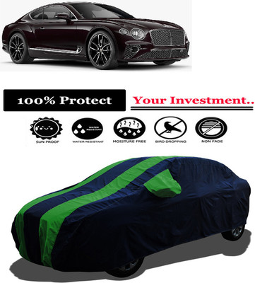 Amexride Car Cover For Bentley Continental GT V8 S Black Edition Petrol (With Mirror Pockets)(Green)