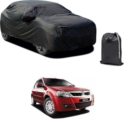 PAGORA Car Cover For Mahindra Verito (With Mirror Pockets)(Black)