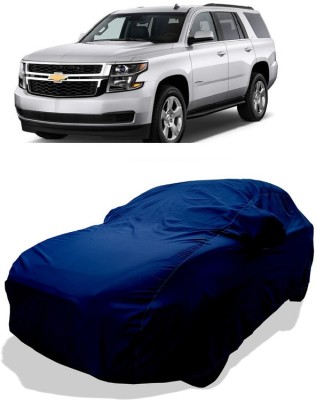 Coxtor Car Cover For Chevrolet Tahoe Vortec V8 (With Mirror Pockets)(Blue)