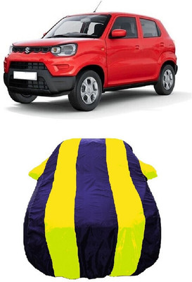 Wegather Car Cover For Maruti Suzuki S-Presso STD Opt Petrol (With Mirror Pockets)(Yellow)