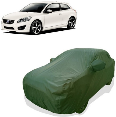 Tricway Car Cover For Volvo C30 R (With Mirror Pockets)(Green)
