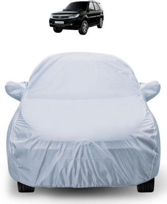 MOCKHE Car Cover For Tata Safari Storme (With Mirror Pockets)(Silver)