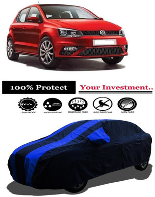 Amexride Car Cover For Volkswagen Polo 1.0 MPI Comfortline Petrol (With Mirror Pockets)(Multicolor)