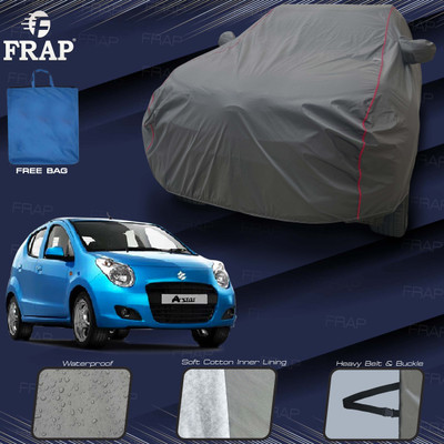Frap Car Cover For Maruti Suzuki A-Star, A-Star ABS, A-Star LX, A-Star LXI, A-Star VXI (With Mirror Pockets)(Grey, Red)