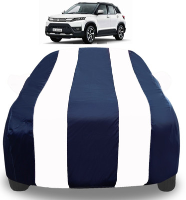 Amanzo Car Cover For Maruti Suzuki Vitara Brezza (With Mirror Pockets)(White)