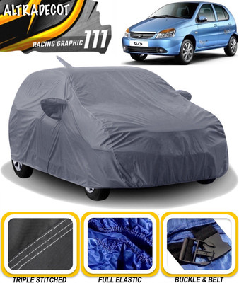 ALTRADECOT Car Cover For Tata Indica eV2 (With Mirror Pockets)(Grey)