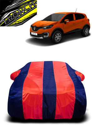 FRONCH Car Cover For Kia Captur (With Mirror Pockets)(Red, Blue)