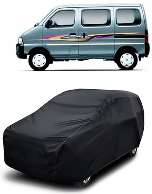 MoTRoX Car Cover For Maruti Suzuki Eeco (Without Mirror Pockets)(Black)