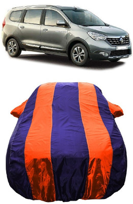 Wegather Car Cover For Renault Lodgy 110PS RxZ 8 Seater (With Mirror Pockets)(Orange)