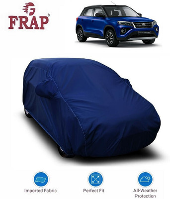 Frap Car Cover For Toyota Urban Cruiser (With Mirror Pockets)(Blue, For 2020, 2021, 2022, 2023 Models)