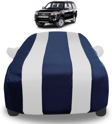 Amanzo Car Cover For Ford Endeavour (With Mirror Pockets)(Silver)