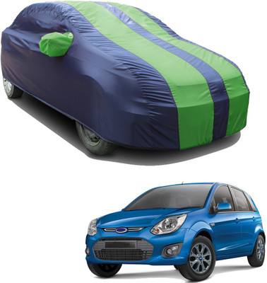 SS FOR YOUR SMART NEEDS Car Cover For Ford Figo 1.4L (With Mirror Pockets)(Green, Blue)
