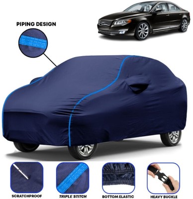 favy Car Cover For Volvo S80, S80 D4, S80 D5 (With Mirror Pockets)(Blue, For 2010, 2011, 2012, 2013, 2014, 2015, 2016, 2017, 2018, 2019, 2020, 2021, 2022, 2023, 2024 Models)