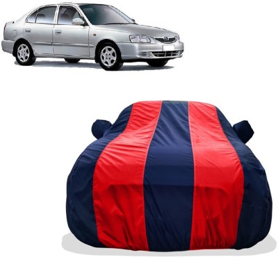 Tricway Car Cover For Hyundai Accent 1.5i (With Mirror Pockets)(Red)