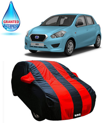 RRZ Car Cover For Nissan Datsun GO D Petrol (With Mirror Pockets)(Black, Red, For 2020 Models)