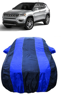 Wegather Car Cover For Jeep Compass 1.4 Limited Option Petrol (With Mirror Pockets)(Blue)