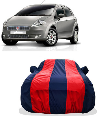 Tricway Car Cover For Fiat Punto Emotion 1.4L (With Mirror Pockets)(Red)
