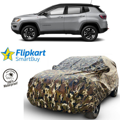 Flipkart SmartBuy Car Cover For Jeep Compass (With Mirror Pockets)(Multicolor)