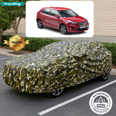 PAGORA Car Cover For Toyota Glanza G CVT (With Mirror Pockets)(Multicolor)