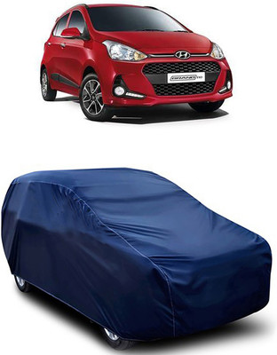 MoTRoX Car Cover For Hyundai Grand i10 (Without Mirror Pockets)(Blue)