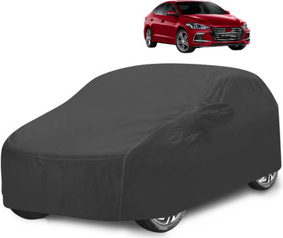 Caronix Car Cover For Hyundai Elantra (With Mirror Pockets)(Grey)