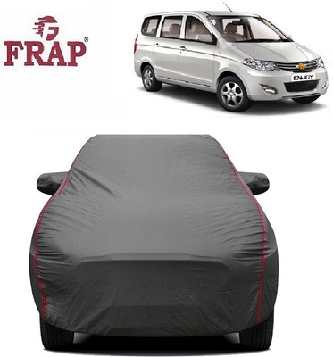 Frap Car Cover For Chevrolet Enjoy (With Mirror Pockets)(Grey)
