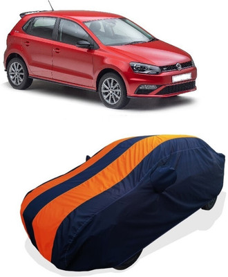 Coxtor Car Cover For Volkswagen Polo GT (With Mirror Pockets)(Orange)