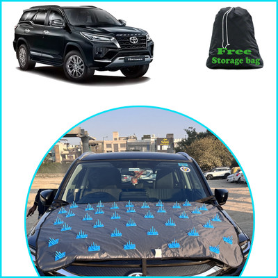 FAMEXON Car Cover For Toyota Fortuner (Without Mirror Pockets)(Grey)