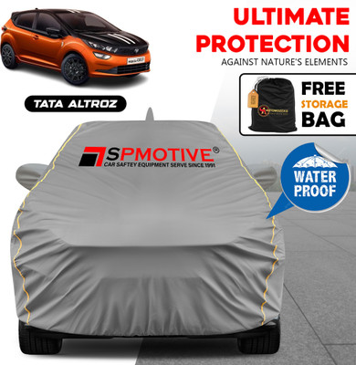 SPMOTIVE Car Cover For Tata Altroz (With Mirror Pockets)(Grey)