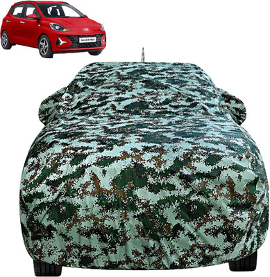 Auto Hub Car Cover For Hyundai Grand i10 (With Mirror Pockets)(Multicolor)