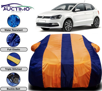 AUCTIMO Car Cover For Volkswagen Polo GT (With Mirror Pockets)(Multicolor)