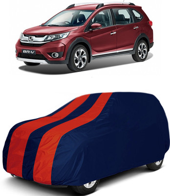 MoTRoX Car Cover For Honda BRV (Without Mirror Pockets)(Red, Blue)