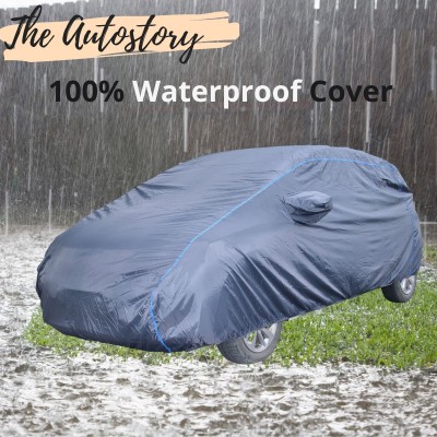 The Autostory Car Cover For Honda Civic (With Mirror Pockets)(Grey, For 2015 Models)