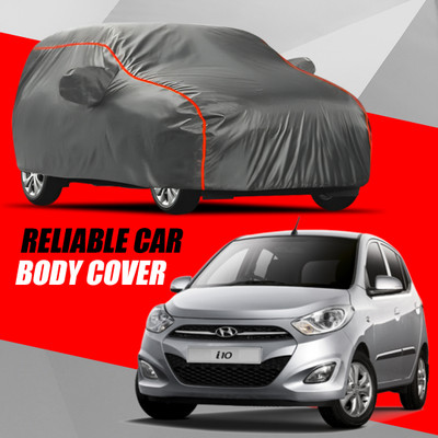 S Shine Max Car Cover For Hyundai i10 (With Mirror Pockets)(Multicolor)