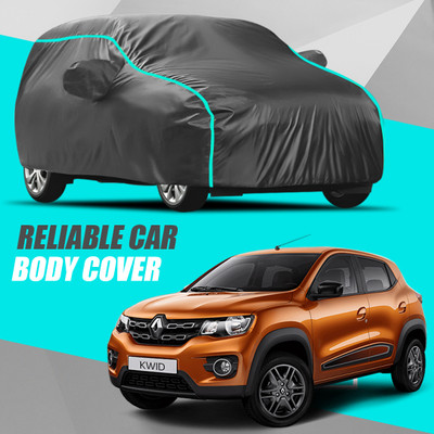 R Rayvin Star Car Cover For Renault Kwid (With Mirror Pockets)(Multicolor)