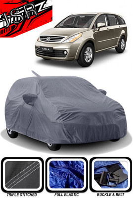 J S R Car Cover For Tata Aria (With Mirror Pockets)(Grey)