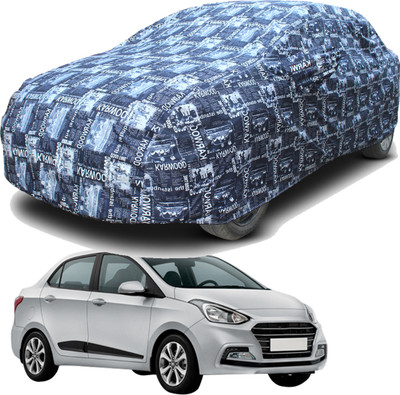 SS FOR YOUR SMART NEEDS Car Cover For Hyundai Xcent (With Mirror Pockets)(Blue)