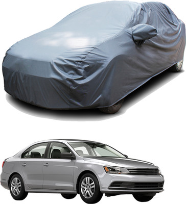 SS FOR YOUR SMART NEEDS Car Cover For Volkswagen Jetta (With Mirror Pockets)(Grey)