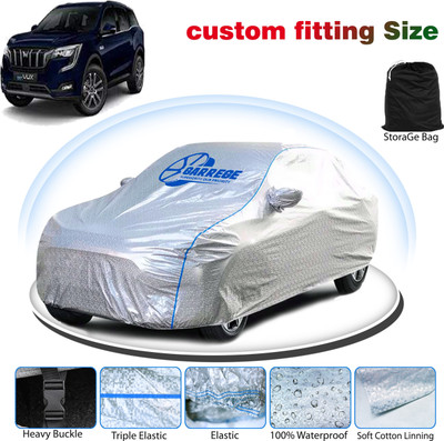 GARREGE Car Cover For Mahindra XUV 700 (With Mirror Pockets)(Silver, For 2021, 2022, 2023, 2024, 2025 Models)