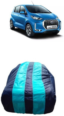 ATBROTHERS Car Cover For Datsun Redi-Go AMT 1.0 S Petrol (Without Mirror Pockets)(Blue, Multicolor)