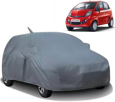 AXLOZ Car Cover For Tata Nano (With Mirror Pockets)(Grey)