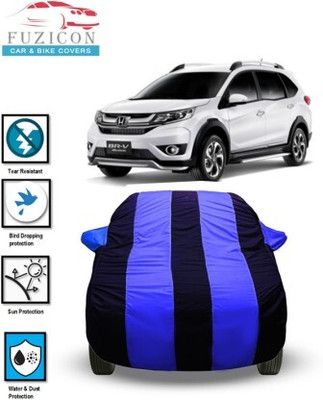FUZICON Car Cover For Honda BR-V (With Mirror Pockets)(Blue)