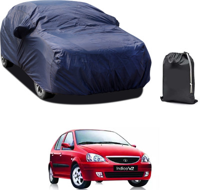 PAGORA Car Cover For Tata Indica V2 (With Mirror Pockets)(Blue)