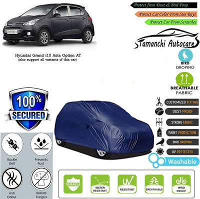 Tamanchi Autocare Car Cover For Hyundai Grand i10 Asta Option AT(Blue)