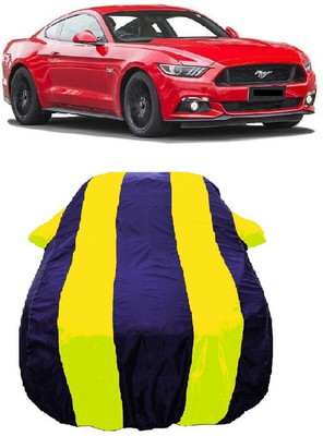 Wegather Car Cover For Ford Mustang (With Mirror Pockets)(Yellow, Blue)