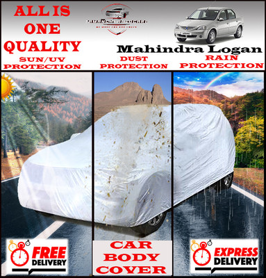 Tamanchi Autocare Car Cover For Mahindra Logan(Silver)